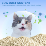 【PoPoLitter】Tofu Litter for Automatic Cleaning Litter Boxes, 4 Pack of 3.8 lbs, 15.2lbs total-Suitable for Multi-Cat, Highly Absorb Kitty Litter, Easy Clumping Cat Litter for Self Cleaning Cat Litter Box 【PoPoLitter】Tofu Litter for Automatic Cleaning Litter Boxes, 4 Pack of 3.8 lbs, 15.2lbs total-Suitable for Multi-Cat, Highly Absorb Kitty Litter, Easy Clumping Cat Litter for Self Cleaning Cat Litter Box