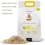 【PoPoLitter】Natural Soy Litter Tofu Cat Litter Clumping Flushable Litter Ultra Absorbent and Fast Drying Zero Dust Low Tracking, Unscented, 2 Pack 【PoPoLitter】Natural Soy Litter Tofu Cat Litter Clumping Flushable Litter Ultra Absorbent and Fast Drying Zero Dust Low Tracking, Unscented, 2 Pack