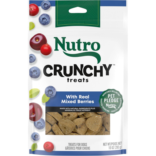 Crunchy Dog Treats with Real Mixed Berries, 10 oz. Bag – Natural, Tasty, and Healthy Snack for Dogs Crunchy Dog Treats with Real Mixed Berries, 10 oz. Bag – Natural, Tasty, and Healthy Snack for Dogs